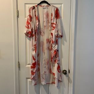 Sweet Pea for New York & Company medium floral fashion cardigan